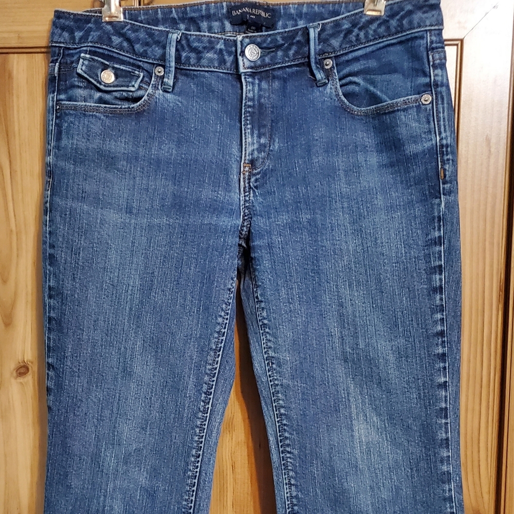 Banana Republic Dark Blue Flare Jeans